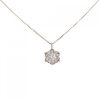 K18PG ダイヤモンド ネックレス 0.31CT