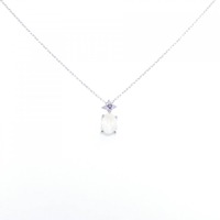 K18WG ラブラドライト ネックレス 2.25CT