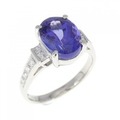 PT タンザナイト リング 4.00CT