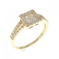 K18YG ダイヤモンド リング 0.50CT