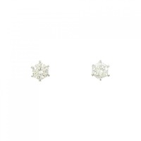 PT ソリティア ダイヤモンド ピアス 0.40CT