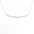 K18WG ダイヤモンド ネックレス 1.00CT