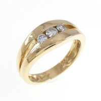 K18YG ダイヤモンド リング 0.21CT