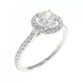 ティファニー ソレスト ラウンド リング 0.74CT I SI1 3EXT