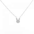 ポンテヴェキオ ラビット ダイヤモンド ネックレス 0.12CT