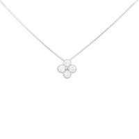 【新品】PT フラワー ダイヤモンド ネックレス 0.288CT