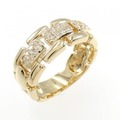K18YG ダイヤモンド リング 0.20CT