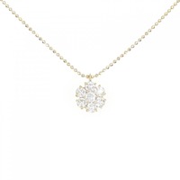 K18YG フラワー ダイヤモンド ネックレス 1.00CT