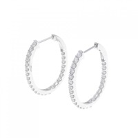 【新品】PT ダイヤモンド ピアス 1.006CT
