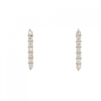 K18YG ダイヤモンド ピアス 0.14CT