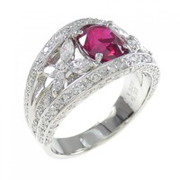 PT ルビー リング 1.326CT