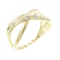 K18YG ダイヤモンド リング 0.07CT