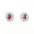 PT ルビー ピアス 0.99CT