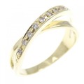 K18YG ダイヤモンド リング 0.10CT