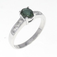 585WG サファイヤ リング 拡散処理未検査