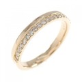 K18PG ダイヤモンド リング 0.16CT