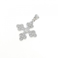K18WG ダイヤモンド ペンダント 0.30CT