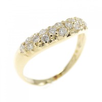 K18YG ダイヤモンド リング 0.20CT