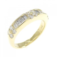K18YG フラワー ダイヤモンド リング 0.50CT