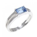 PT アクアマリン リング 0.619CT