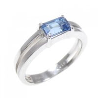 PT アクアマリン リング 0.619CT