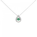 PT エメラルド ネックレス 0.15CT