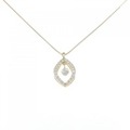 【新品】K18YG ダイヤモンド ネックレス 0.202CT E SI2 Good