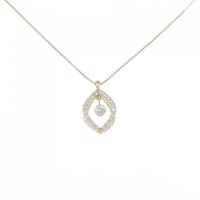 【新品】K18YG ダイヤモンド ネックレス 0.202CT E SI2 Good