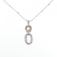 18KWG/18KPG/K18WG ダイヤモンド ネックレス 0.20CT