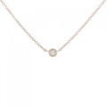 K18PG ダイヤモンド ネックレス 0.03CT
