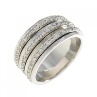750WG フルエタニティ ダイヤモンド リング 1.26CT