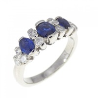 PT サファイヤ リング 0.77CT