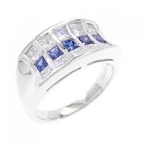 PT サファイヤ リング 0.61CT