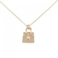 エルメス アミュレット バーキン ネックレス 0.04CT