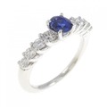PT サファイヤ リング 0.64CT