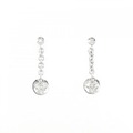 K18WG ダイヤモンド ピアス 0.226CT