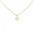 K18YG ダイヤモンド ネックレス 0.10CT