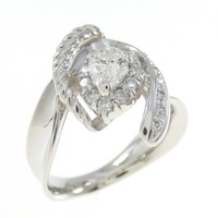 PT ダイヤモンド リング 0.371CT