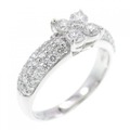 ポンテヴェキオ フラワー ダイヤモンド リング 0.70CT