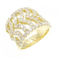 K18YG ダイヤモンド リング 2.00CT