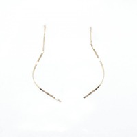K18YG/PT 2WAY ピアス