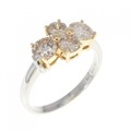 PT/K18YG ダイヤモンド リング 1.00CT