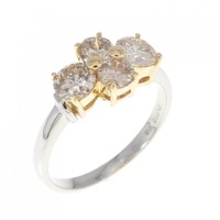 PT/K18YG ダイヤモンド リング 1.00CT