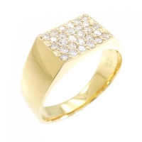 【リメイク】K18YG パヴェ ダイヤモンド リング 0.45CT