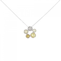 K18WG ダイヤモンド ネックレス 0.90CT