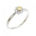 PT フラワー ダイヤモンド リング 0.094CT