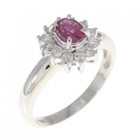PT ルビー リング 0.37CT