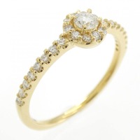 【リメイク】K18YG ダイヤモンド リング 0.30CT