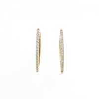 【新品】K18YG ダイヤモンド ピアス 0.32CT