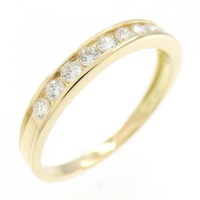 【リメイク】K18YG ハーフエタニティ ダイヤモンド リング 0.30CT